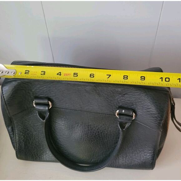 Kate Spade Black Romy Perri Lane Leather Perforated Satchel/Crossbody Bag - Picture 12 of 16